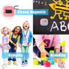 Picture of Classroom Timers for Teachers Kids Large Magnetic Digital Timer 24 Pack-Blue Pink