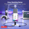 Picture of FIFINE XLR/USB Gaming Microphone for Streaming Podcasting, PC Computer RGB Mic, with Gain Knob, Mic Mute, Monitoring Jack, Gamer Mic for Recording Video Creation-AmpliGame AM8 White