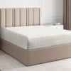 Picture of Full Fitted Bed Sheet - Hotel Luxury & Cooling Single Fitted Sheet Only - Easily Fits Mattress Up to 16 Inches Perfectly - Soft, Wrinkle Free, Breathable & Comfy Beige Stripes Single Fitted Bed Sheet