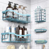 Picture of Shower Caddy 5 Pack,Adhesive Shower Organizer for Bathroom Storage&Home Decor&Kitchen,No Drilling,Large Capacity,Rustproof Stainless Steel Bathroom Organizer,Shower Shelves for Inside Shower-Larger