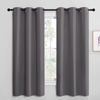 Picture of NICETOWN Grey Blackout Curtain Panels for Bedroom, Thermal Insulated Grommet Top Blackout Draperies and Drapes for Basement (2 Panels, W42 x L68-inch, Grey)
