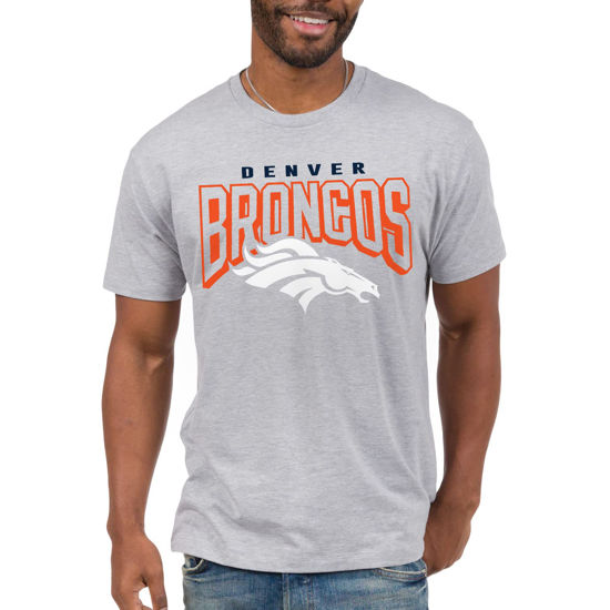 Picture of Junk Food Clothing x NFL - Denver Broncos - Bold Logo - Unisex Adult Short Sleeve Fan T-Shirt for Men and Women - Size Medium