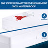 Picture of Utopia Bedding Zippered Mattress Encasement Crib, 100% Waterproof Bed Bug and Dust Mite Proof Mattress Protector, Absorbent Six-Sided Mattress Cover