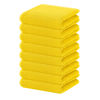 Picture of Homaxy 100% Cotton Waffle Weave Kitchen Dish Towels, Ultra Soft Absorbent Quick Drying Cleaning Towel, 13 x 28 Inches, 8-Pack, Yellow