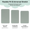 Picture of Yoofoss Pack and Play Sheets Fitted, Mini Crib Sheets 2-Pack for Pack N Play Mattress, Stretchy Playard Sheet, Soft and Breathable Green + Leaf