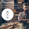 Picture of Onmiwod Guitar Wall Mount, White Hardwood Guitar Hanger, U-Shaped Guitar Wall Hanger Mount, Guitar Holder Hook Stand Wall for Acoustic, Electric Guitar, Banjo, Bass, for Guitar Player Men Boy