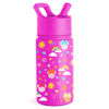 Picture of Simple Modern Disney Minnie Mouse Kids Water Bottle with Straw Lid | Reusable Insulated Stainless Steel Cup for Girls, School | Summit Collection | 14oz, Minnie Doodle