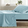 Picture of Bedsure Twin Sheets Set - Soft Twin Bed Sheets, 3 Pieces Hotel Luxury Spa Blue Sheets Twin, Easy Care Polyester Microfiber Cooling Bed Sheet Set