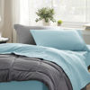 Picture of Bedsure Twin Sheets Set - Soft Twin Bed Sheets, 3 Pieces Hotel Luxury Spa Blue Sheets Twin, Easy Care Polyester Microfiber Cooling Bed Sheet Set