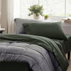 Picture of Bedsure Twin Sheets Set - Soft Twin Bed Sheets, 3 Pieces Hotel Luxury Olive Green Sheets Twin, Easy Care Polyester Microfiber Cooling Bed Sheet Set
