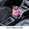 Picture of Silver Buffalo Care Bears and Strawberry Shortcake Collaboration Stainless Steel Tumbler with Handle and Straw, Fits in Standard Cup Holder, 40 Ounces