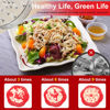 Picture of SURETIVIAN Chicken Shredder Large Chicken Breast Shredder Tool Twist with Brush&Fork, Visible Meat Shredder Machine, Anti-Slip Strip, Ergonomic Handle, BPA Free, Suitable for Pork Beef Chicken(Red)