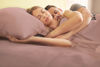 Picture of Twin Size Flat Bed Sheet - Comfortable, Breathable & Cooling Top Sheet - Hotel Luxury, Fade Resistant Flat Bed Sheet - Extra Soft & Comfy - Easy Care, Wrinkle Free - Mauve Flat Bed Sheet Only