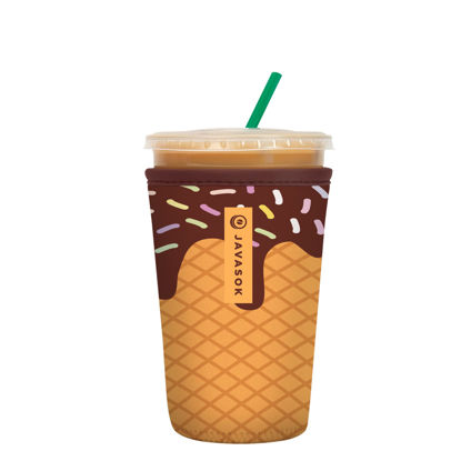 Picture of Sok It Java Sok Iced Coffee & Cold Soda Insulated Neoprene Cup Sleeve (I Scream You Scream, Medium: 22-28oz)