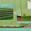 Picture of Mrs Awesome Clear Green Shower Curtain Liner with 3 Magnets, 72x72 Premium Flexible Sturdy Plastic Shower Curtain for Bathroom Waterproof, Clear Green