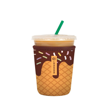 Picture of Sok It Java Sok Iced Coffee & Cold Soda Insulated Neoprene Cup Sleeve (I Scream You Scream, Small: 16-20oz)