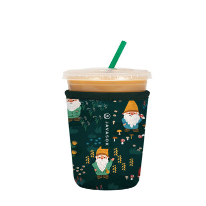 Picture of Sok It Java Sok Iced Coffee & Cold Soda Insulated Neoprene Cup Sleeve (Rollin' with my Gnomies, Small: 16-20oz)