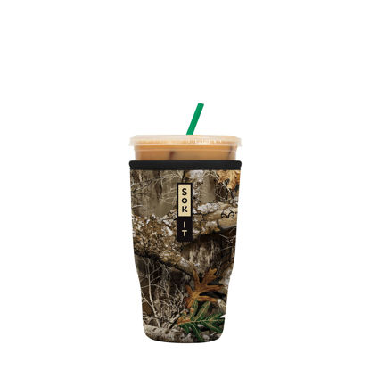 Picture of Sok It Java Sok Iced Coffee & Cold Soda Insulated Neoprene Cup Sleeve (RealTree Edge Camouflage, Large: 30-32oz)