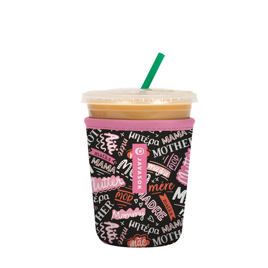 Picture of Sok It Java Sok Iced Coffee & Cold Soda Insulated Neoprene Cup Sleeve (Mom Love, Small: 16-20oz)