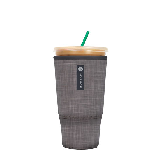 Picture of Sok It Java Sok Iced Coffee & Cold Soda Insulated Neoprene Cup Sleeve (Anthracite, XXLarge: 44-48oz)