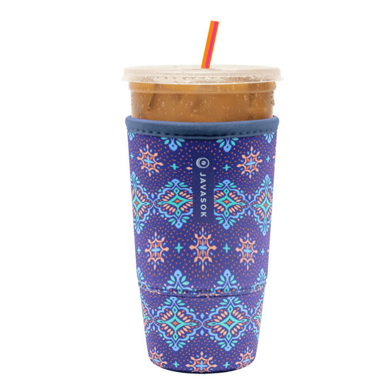 Picture of Sok It Java Sok Iced Coffee & Cold Soda Insulated Neoprene Cup Sleeve (Diamond Back, XXLarge: 44-48oz)