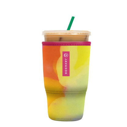 Picture of Sok It Java Sok Iced Coffee & Cold Soda Insulated Neoprene Cup Sleeve (Color Burst, Large: 30-32oz)