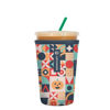 Picture of Sok It Java Sok Iced Coffee & Cold Soda Insulated Neoprene Cup Sleeve (Patch Perfect, Medium: 22-28oz)