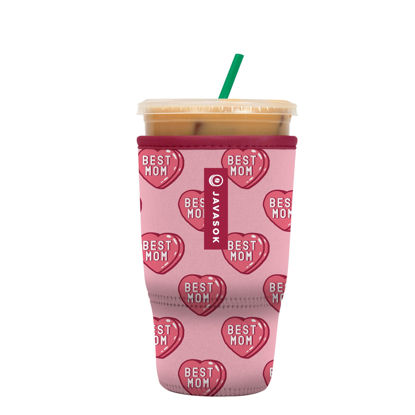 Picture of Sok It Java Sok Iced Coffee & Cold Soda Insulated Neoprene Cup Sleeve (Dear Mom, Large: 30-32oz)