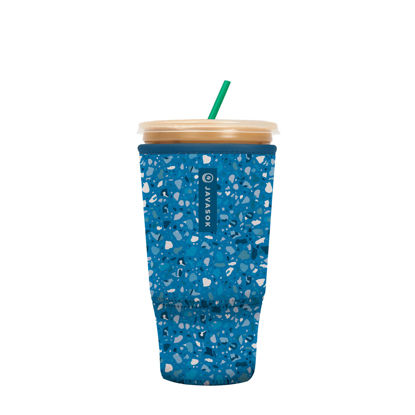 Picture of Sok It Java Sok Iced Coffee & Cold Soda Insulated Neoprene Cup Sleeve (Sky Terrazzo, XXLarge: 44-48oz)