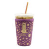 Picture of Sok It Java Sok Iced Coffee & Cold Soda Insulated Neoprene Cup Sleeve (Purple Starry Night, Medium: 22-28oz)