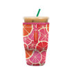 Picture of Sok It Java Sok Iced Coffee & Cold Soda Insulated Neoprene Cup Sleeve (Sunshine Slices, Large: 30-32oz)