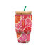 Picture of Sok It Java Sok Iced Coffee & Cold Soda Insulated Neoprene Cup Sleeve (Sunshine Slices, Large: 30-32oz)
