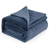Picture of Bedsure Fleece Blanket California King Mineral Blue - Lightweight Plush Fuzzy Cozy Soft Bed Blanket, 102x96 inches