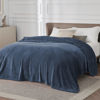 Picture of Bedsure Fleece Blanket California King Mineral Blue - Lightweight Plush Fuzzy Cozy Soft Bed Blanket, 102x96 inches