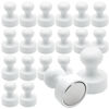 Picture of LOVIMAG 20 PCS Refrigerator Magnets, White Fridge Magnets Strong Magnets for Whiteboard, Small Neodymium Magnets Ideal for Push Pin Magnets, Office Magnets, Classroom Magnets, Map Magnets