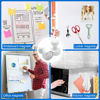 Picture of LOVIMAG 20 PCS Refrigerator Magnets, White Fridge Magnets Strong Magnets for Whiteboard, Small Neodymium Magnets Ideal for Push Pin Magnets, Office Magnets, Classroom Magnets, Map Magnets