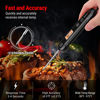 Picture of ThermoPro Digital Instant Read Meat Thermometer for Grilling Waterproof Kitchen Food Thermometer with Calibration & Backlight Smoker Oil Fry Candy Thermometer for Commercial Bakeware