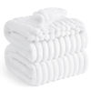 Picture of Bedsure White Full Blanket for Bed - Super Soft Cozy Blankets for Women, Cute Large Throws for Girls, 84x90 Inches