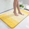 Picture of OLANLY Bathroom Rug Mat 36x24, Extra Soft and Absorbent Microfiber Bath Rugs, Non-Slip Plush Shaggy Bath Carpet, Machine Wash Dry, Bath Mats for Bathroom Floor, Tub and Shower, Yellow