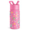 Picture of Simple Modern Paw Patrol Kids Water Bottle with Straw Lid | Reusable Insulated Stainless Steel Cup for Toddlers, School | Summit Collection | 14oz, Sunny Florals