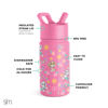 Picture of Simple Modern Paw Patrol Kids Water Bottle with Straw Lid | Reusable Insulated Stainless Steel Cup for Toddlers, School | Summit Collection | 14oz, Sunny Florals