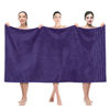 Picture of American Soft Linen 35x70 Jumbo Large Bath Towels, 100% Cotton Turkish Bath Sheet, Oversized Luxury Bath Towel Sheets for Bathroom Beach and Pool, Purple