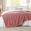 Picture of Bedsure Brick Dust Fleece King Blanket for Couch - Super Soft Cozy Blankets for Women, Cute Small Throws for Girls, 108x90 Inches