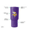 Picture of Simple Modern Officially Licensed NFL Minnesota Vikings 30 oz Tumbler with Flip Lid and Straws | Insulated Cup Stainless Steel | Gifts for Men Women | Trek Collection | Minnesota Vikings