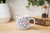 Picture of Silver Buffalo Hello Kitty Polka Dot Food Scribble Single Stackable Ceramic Mug, 13 Ounces