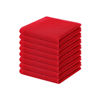 Picture of Homaxy 100% Cotton Waffle Weave Kitchen Dish Cloths, Ultra Soft Absorbent Quick Drying Dish Towels, 12 x 12 Inches, 8-Pack, Red