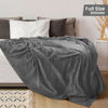 Picture of Utopia Bedding Fleece Blanket Full Size Grey 300GSM Luxury Fuzzy Soft Anti-Static Microfiber Bed Blanket (90x84 Inches)