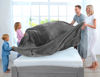 Picture of Utopia Bedding Fleece Blanket Full Size Grey 300GSM Luxury Fuzzy Soft Anti-Static Microfiber Bed Blanket (90x84 Inches)
