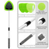 Picture of XINDELL 29-Inch Windshield Cleaner Tool - Portable Car Interior Cleaning Kit with Extendable Handle, 4 Microfiber Towel Pads, Auto Glass Wiper for Windshield, Trucks, SUVs, RVs, and Home Windows