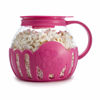 Picture of Ecolution Patented Micro-Pop Microwave Popcorn Popper with Temperature Safe Glass, 3-in-1 Lid Measures Kernels and Melts Butter, Made Without BPA, Dishwasher Safe, 3-Quart, Hot Pink